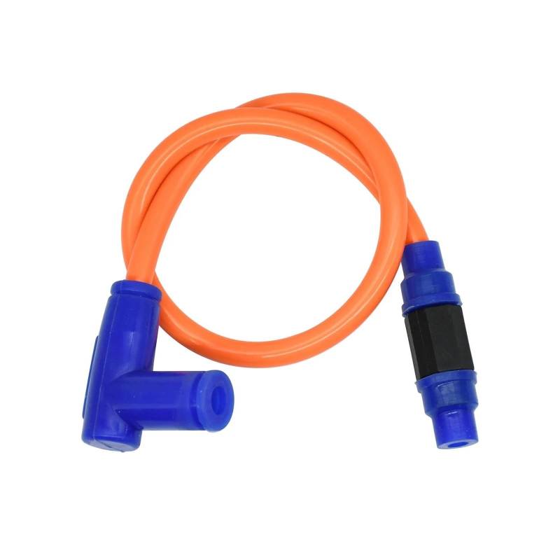 Zündeinheit Zündspule Für Suzuki Etc Motocross Bike Motorrad 8,8mm Lgnition Spule Zündkerze Iridium Power Kabel Für ATV(Orange) von KUVIEZ