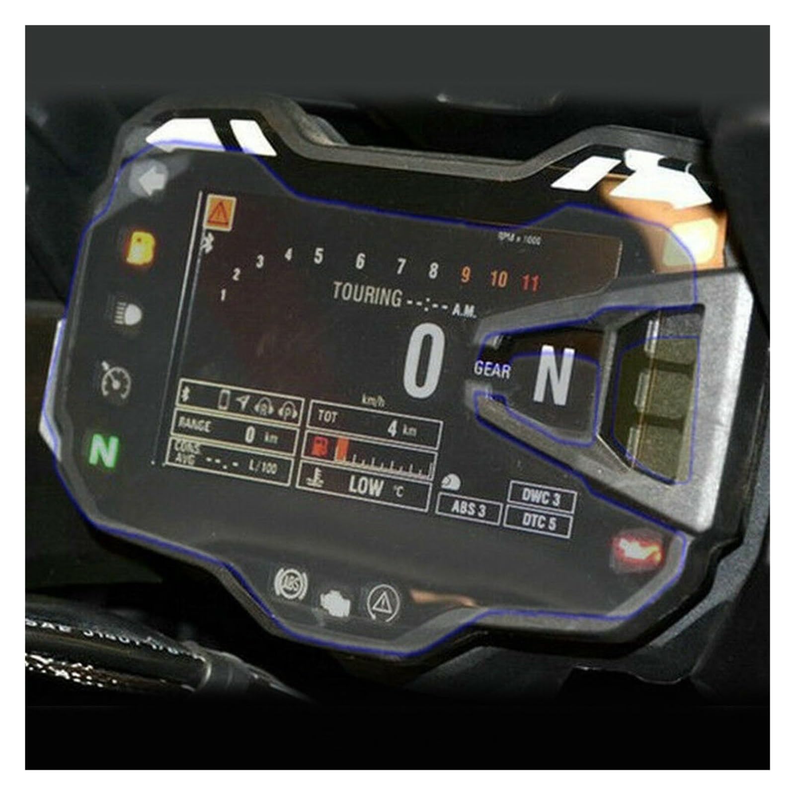 Motorrad Instrumentenfolie Instrument Cluster Scratch-Screen Schutz Für Duc&ati Multistrada 1200 950 Motorrad Dashboard Screen Protector von KVEVBCFI