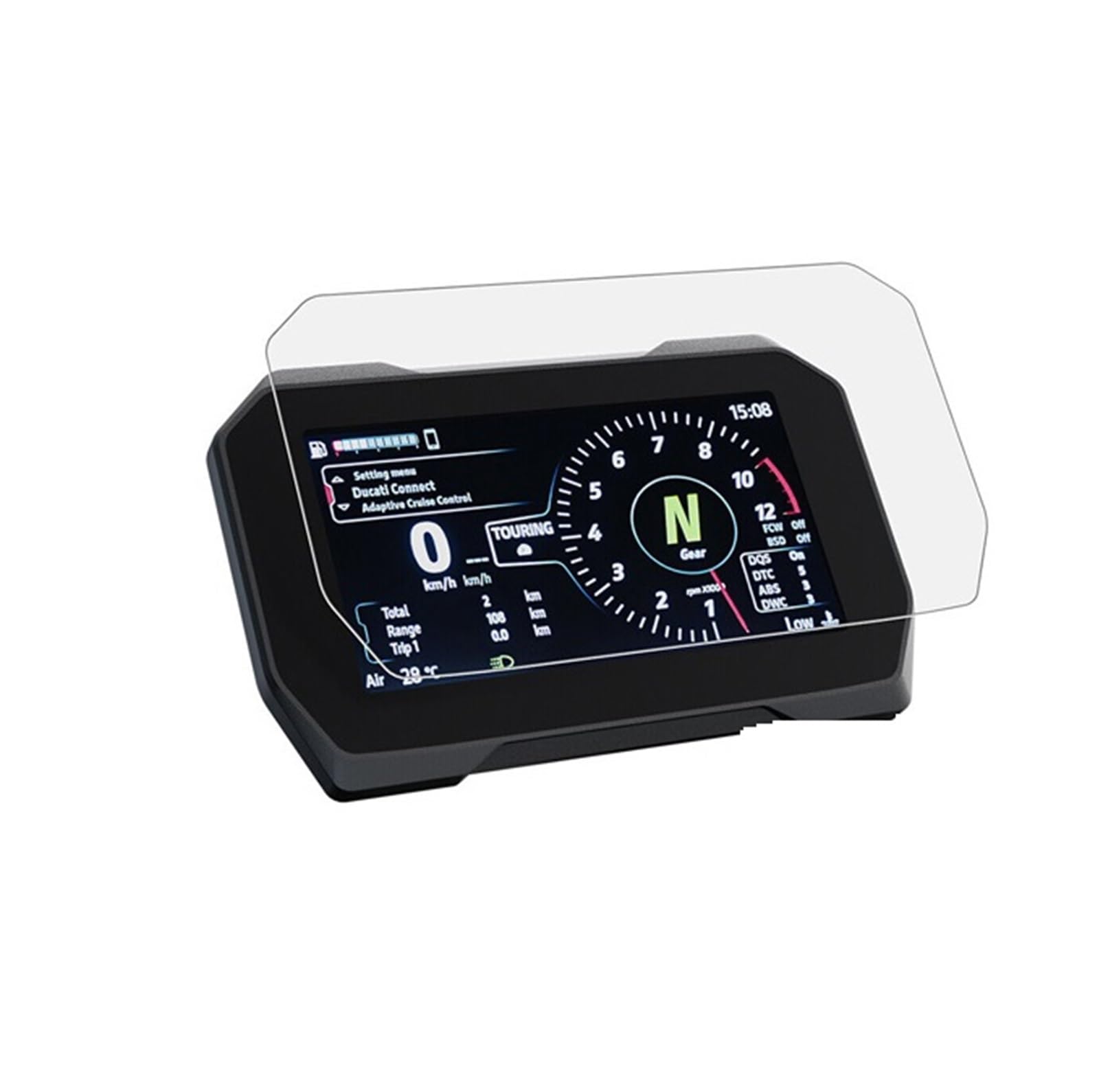 Motorrad Instrumentenfolie Motorrad Cluster Kratzschutz Film Dashboard Displayschutzfolie Für Duc&ati Multistrada V4 Pikes Peak V4S 2021-up von KVEVBCFI