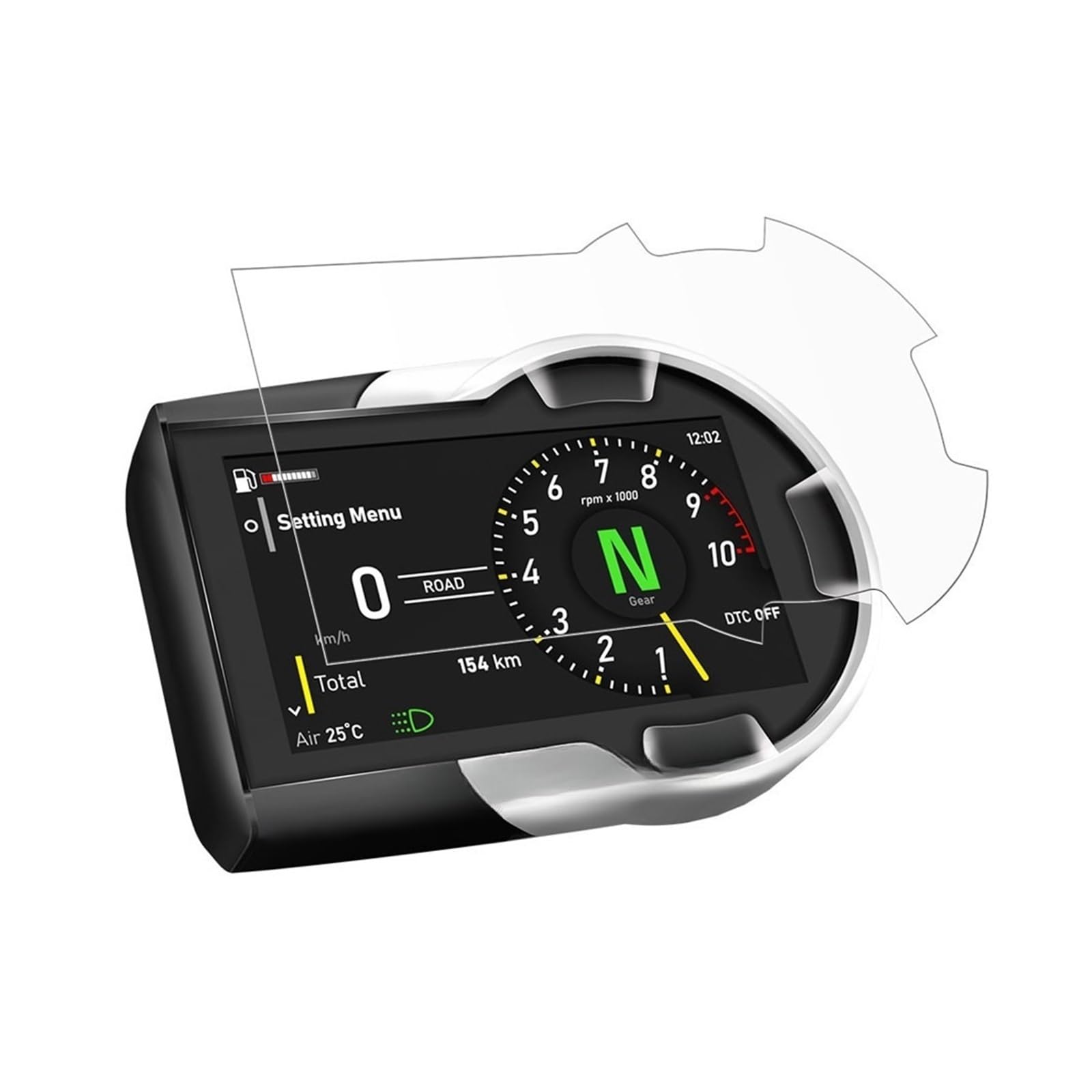 Motorrad Instrumentenfolie Motorrad Dashboard Screen Protector Für Duc&ati Scrambler 800 2023 Zubehör TFT Kratzfest Schutz Film von KVEVBCFI