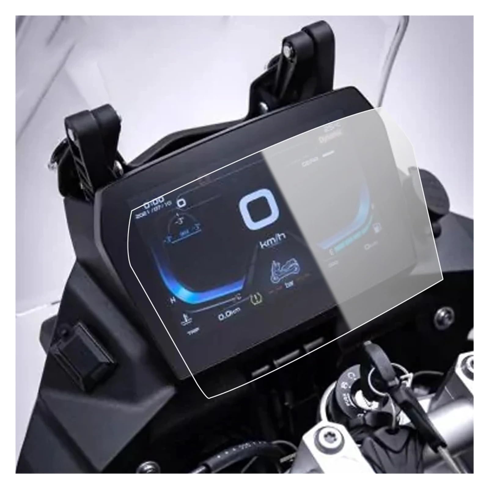 Motorrad Instrumentenfolie Motorrad Für Loncin VOGE Valico DS900X DSX DS 900X Zubehör Scratch Cluster Screen Dashboard Schutz Instrument Film von KVEVBCFI