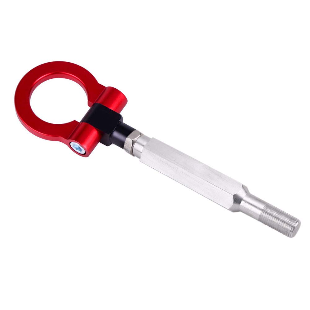 Abschlepphakenschraube Abschlepphaken Ring Kit Universal Tow Hook Eye Towing Bunt Passend Für Die Meisten Subaru (Color : Red) von KVIVI