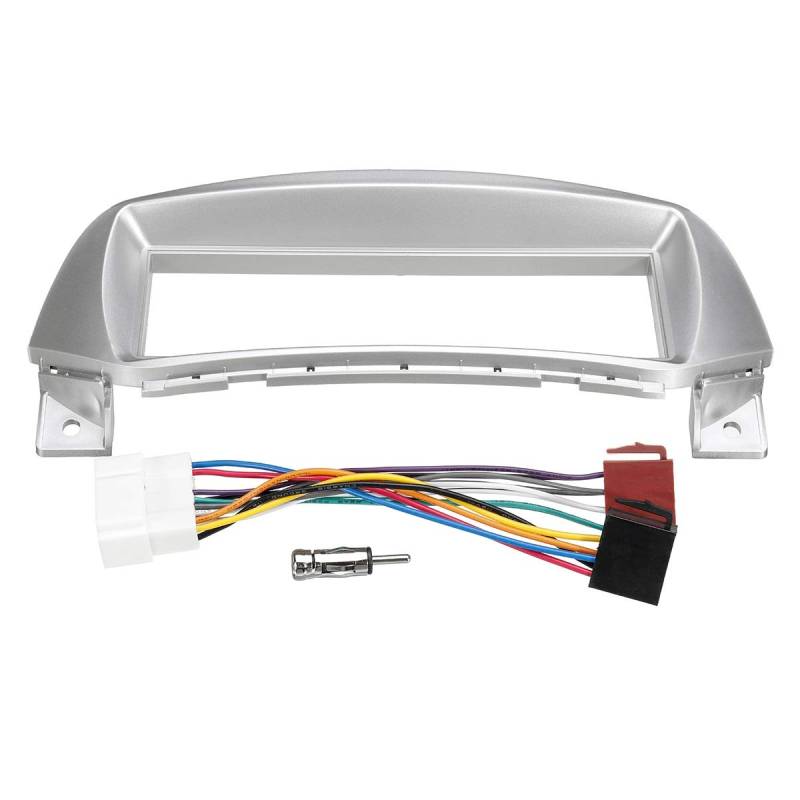 Autoradio Einbauset Radioblende Autoradio Armaturenbretts Rahmen CD DVD Dash Audio Abdeckung Trim Mit ISO-DIN-Adapter for Suzuki Alto Passend für Nissan Pixo for Marati A-Star (Color : Fascia with Ca von KVIVI