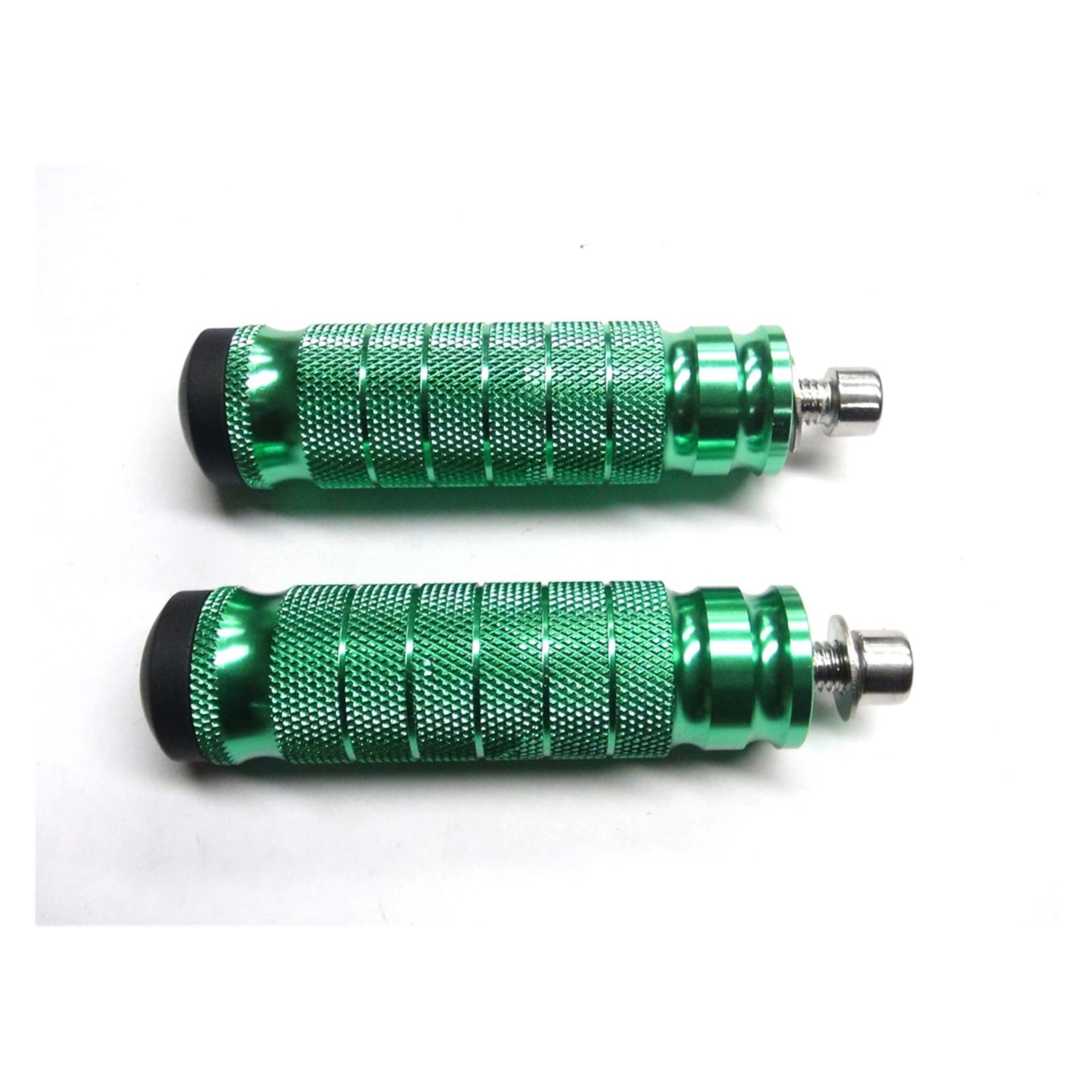 KVKAPLNNTR 1 Paar CNC Aluminium-Motorrad-Gehaltsfederung Fußstütze Fußstütze Fußstifte Pedal Fit for Yamaha Fit modifiziertes Motorrad Pedal(Green) von KVKAPLNNTR