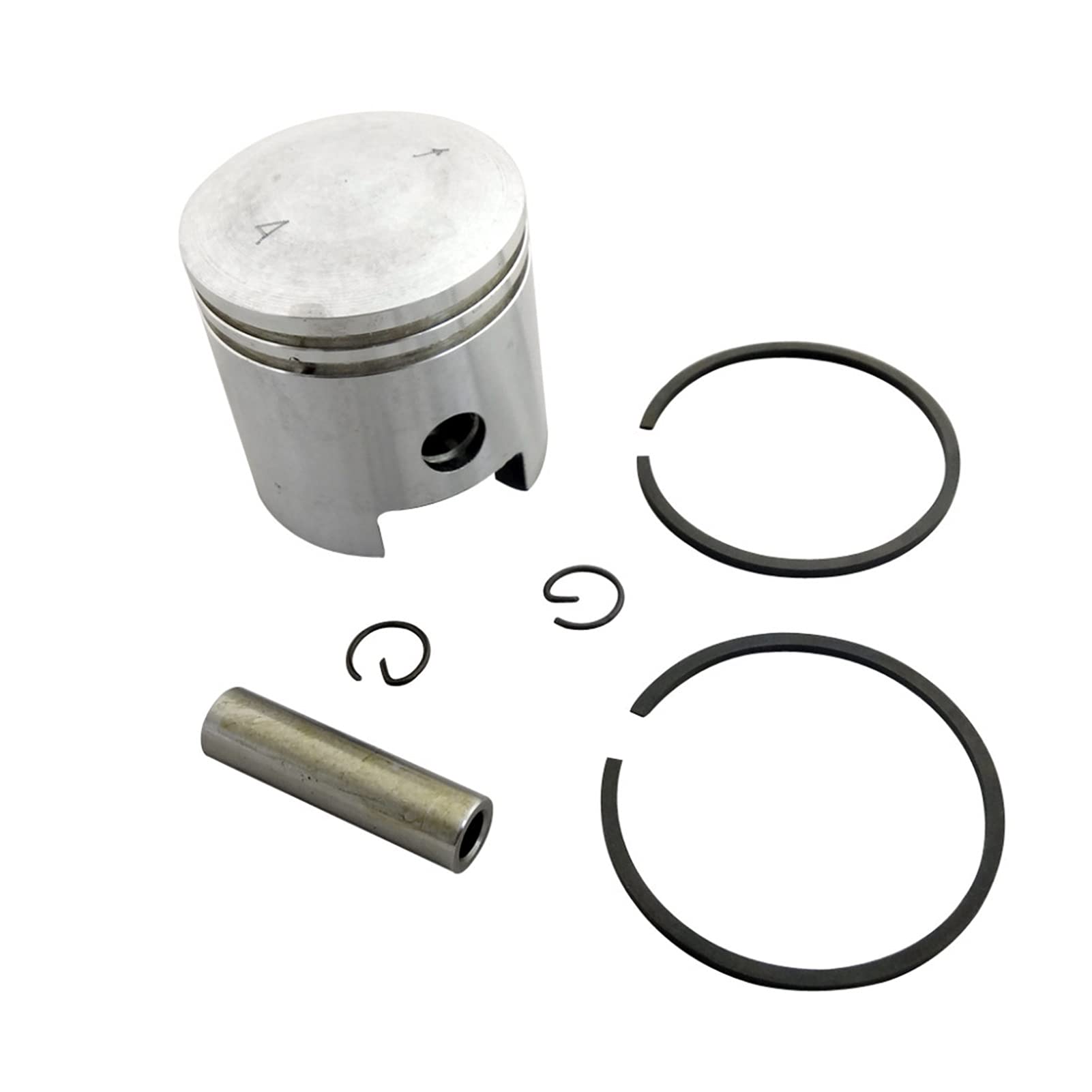 KVKAPLNNTR 4. 7mm Kolben-Pin-Ring-Kit-Kolbenringe eingestellt for 2 Hub 50cc 66cc 8 0cc. Motorwagenmotorisiertes PIT BIKE-Fahrrad-Roller EIN FERNSEHER Kolben und Ringe von KVKAPLNNTR