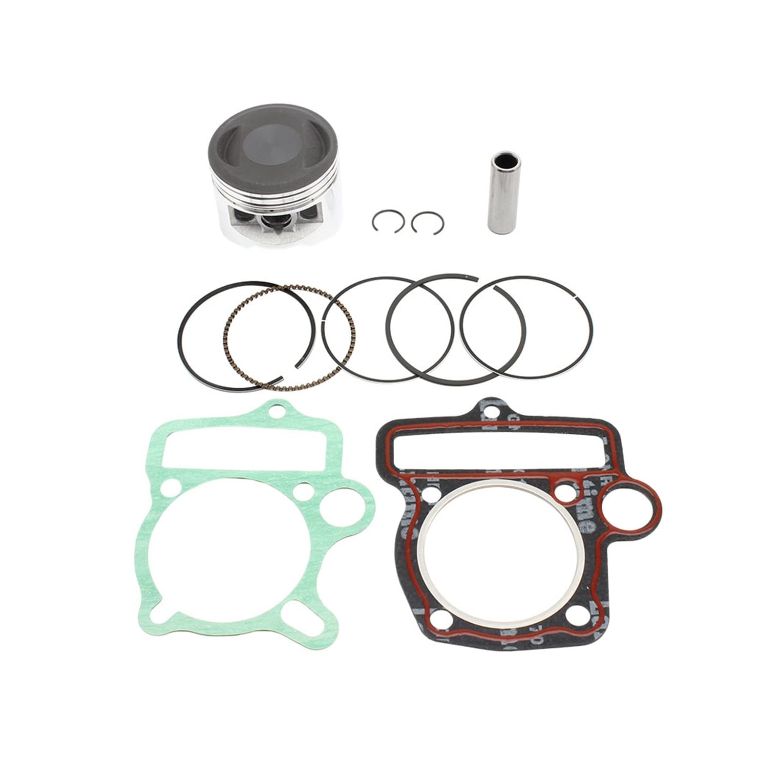 KVKAPLNNTR 56mm Bohrung Motor Barrel Zylinder Körperstiftkolben Ringe Dichtung for YX140 YX 14. 0cc Pit Bike Thumpstar Quad EIN FERNSEHER Bike Motorcyc. Kolben und Ringe(Piston Rings Kit) von KVKAPLNNTR