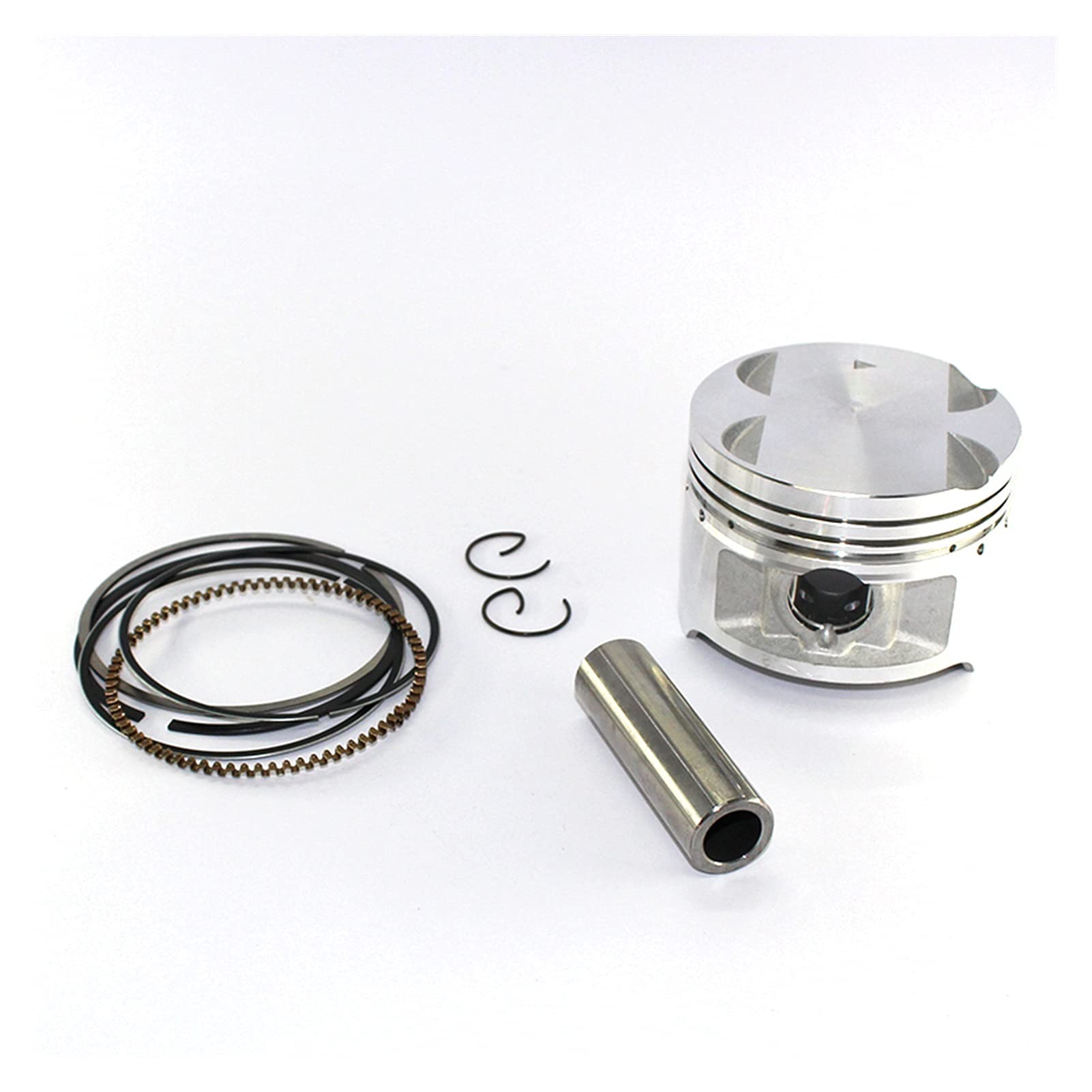 KVKAPLNNTR 72mm STD + 25 + 50 + 75 + 100 GN 250 Piston Fit for Suzuki GN250 85-01 Kurbelwelle DR250 82-86 GZ250 Motorrad-Motorteile-Ring-Pin-Kit Kolben und Ringe(0.25) von KVKAPLNNTR