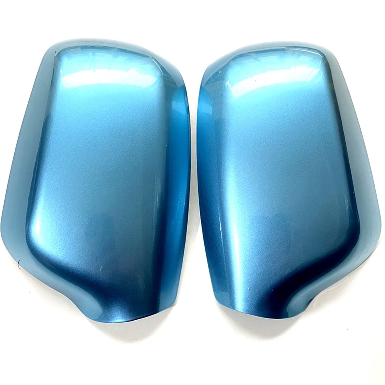 KVKAPLNNTR Autozubehör passend for Mazda 3 Rückspiegelabdeckung Rückspiegelgehäuse Spiegelschale Rückspiegel(Ice cool blue 2pcs) von KVKAPLNNTR