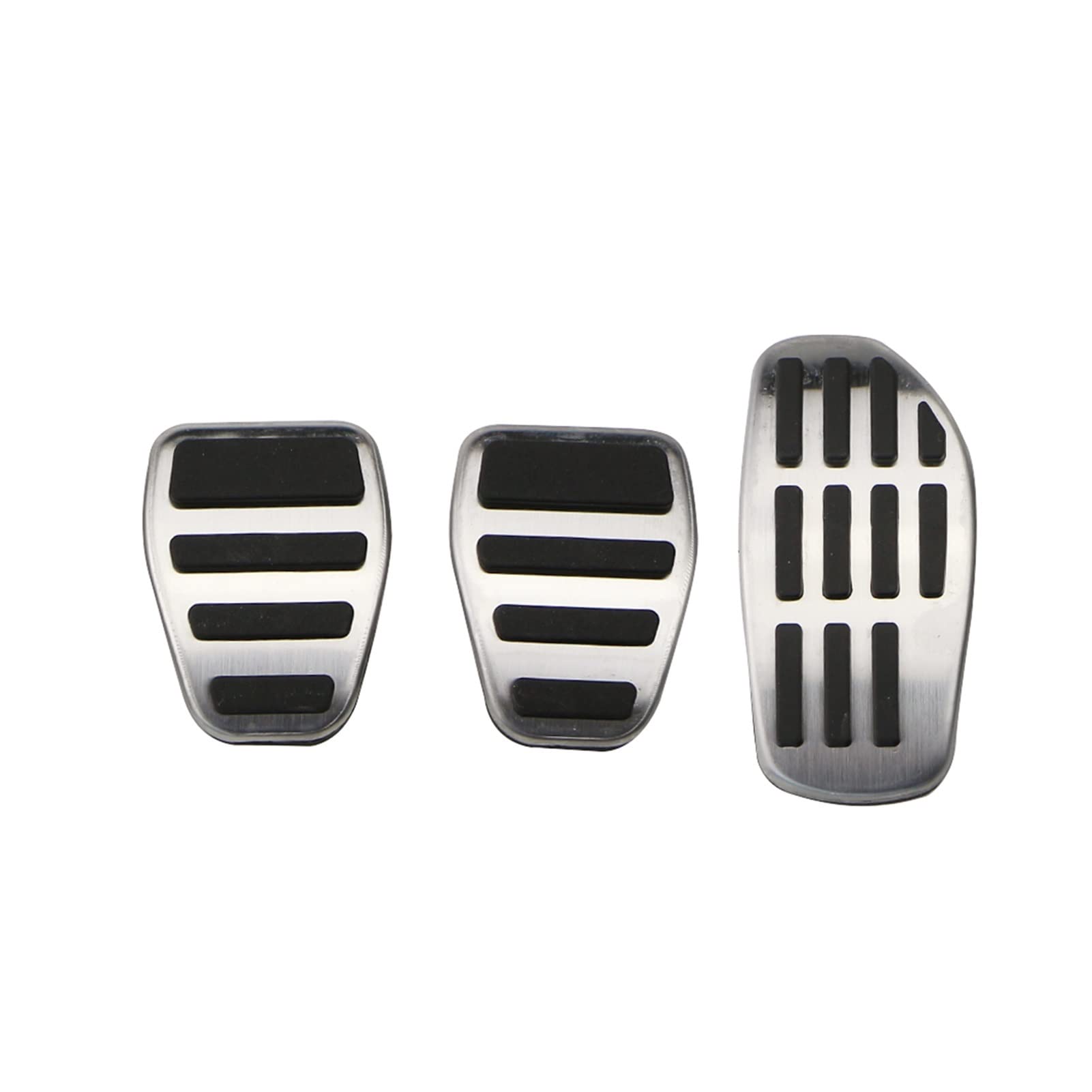 KVKAPLNNTR Edelstahlauto Pedale Gasbremspedal Pads Abdeckung Fit for Renault Fit for Duster Fit for Captur Szenische Fit for Espace Fit for Koleos Fit for Kadjar 2019 2020 2021 Pedal(MT 3 Pcs) von KVKAPLNNTR