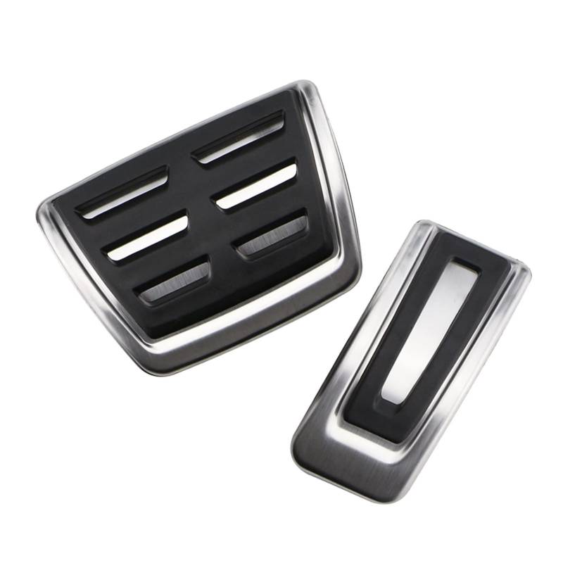 KVKAPLNNTR Edelstahlauto-Pedale Gasbremspedalpolster-Abdeckung for Volkswagen Fit for Vw. Fit for Golf 7 7.5 Mk7 mk7.5. Fit for Golf7 Fit for Golf7.5 Fit for Golf 8 Fit for Mk8. Fit for Golf8. LHD Ped von KVKAPLNNTR