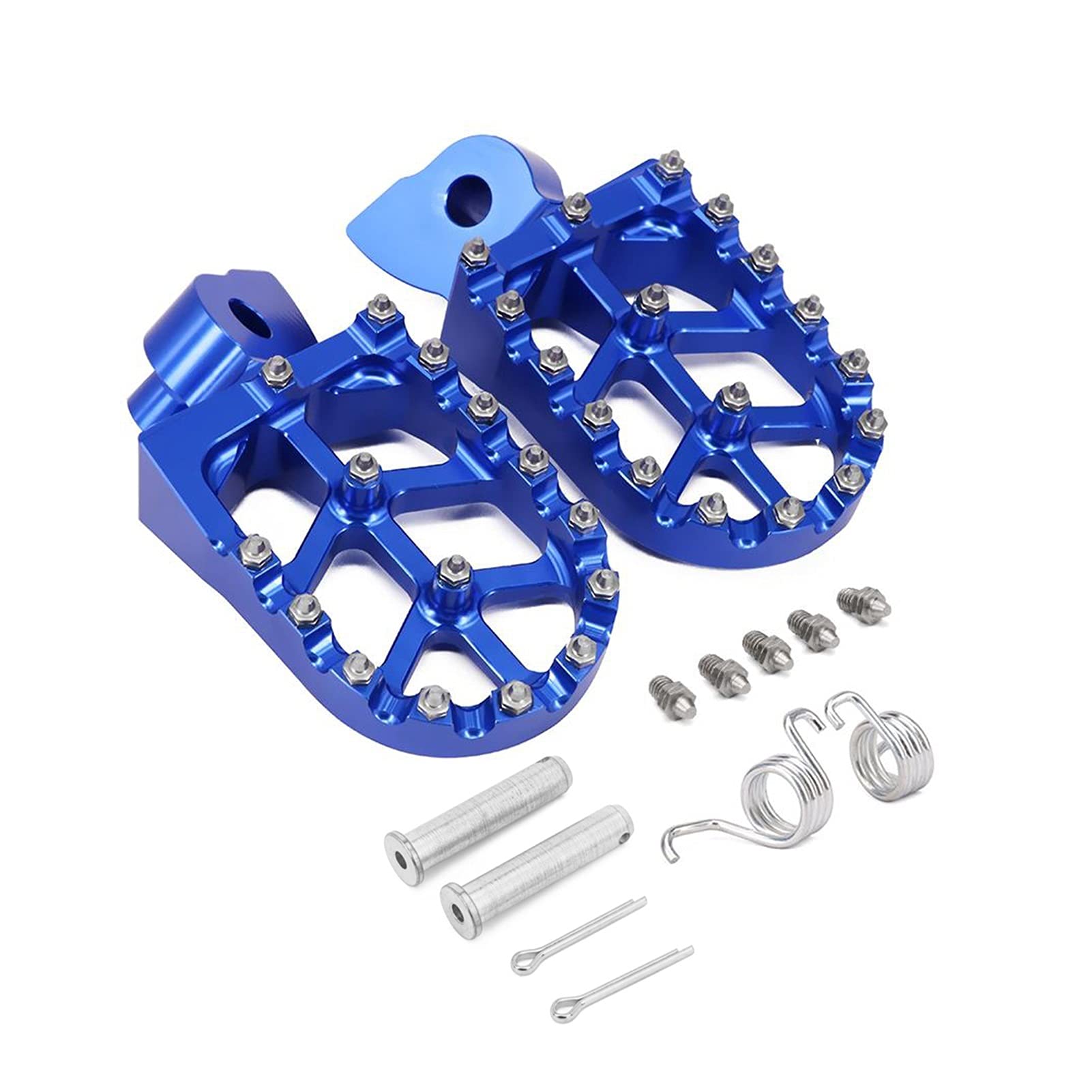 KVKAPLNNTR Motorrad CNC Fuß PEG Pedal Fußstütze passen for YAMAHA YZ 85 125 250 YZ250F YZ426F YZ450F YZ250X YZ250FX YZ450FX WR250F WR400F WR426F Pedal(Set) von KVKAPLNNTR