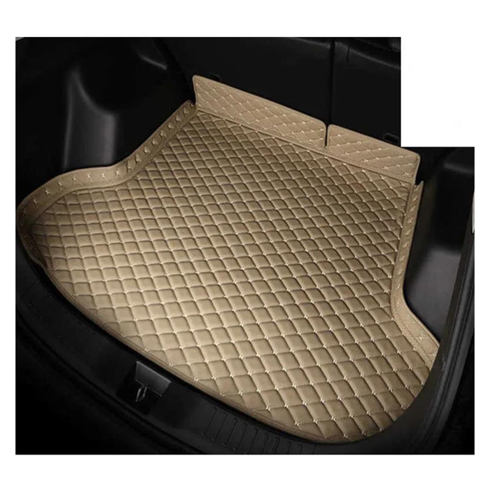 Kofferraum Innenmatte Für H& Für Ix35 2010 2011 2012 2013 2014 2015 Kofferraum Matte Teppich Teppiche Cargo Liners Auto Interne Zubehör Kofferraum Wanne(Beige 2) von KVKQMLFEAW