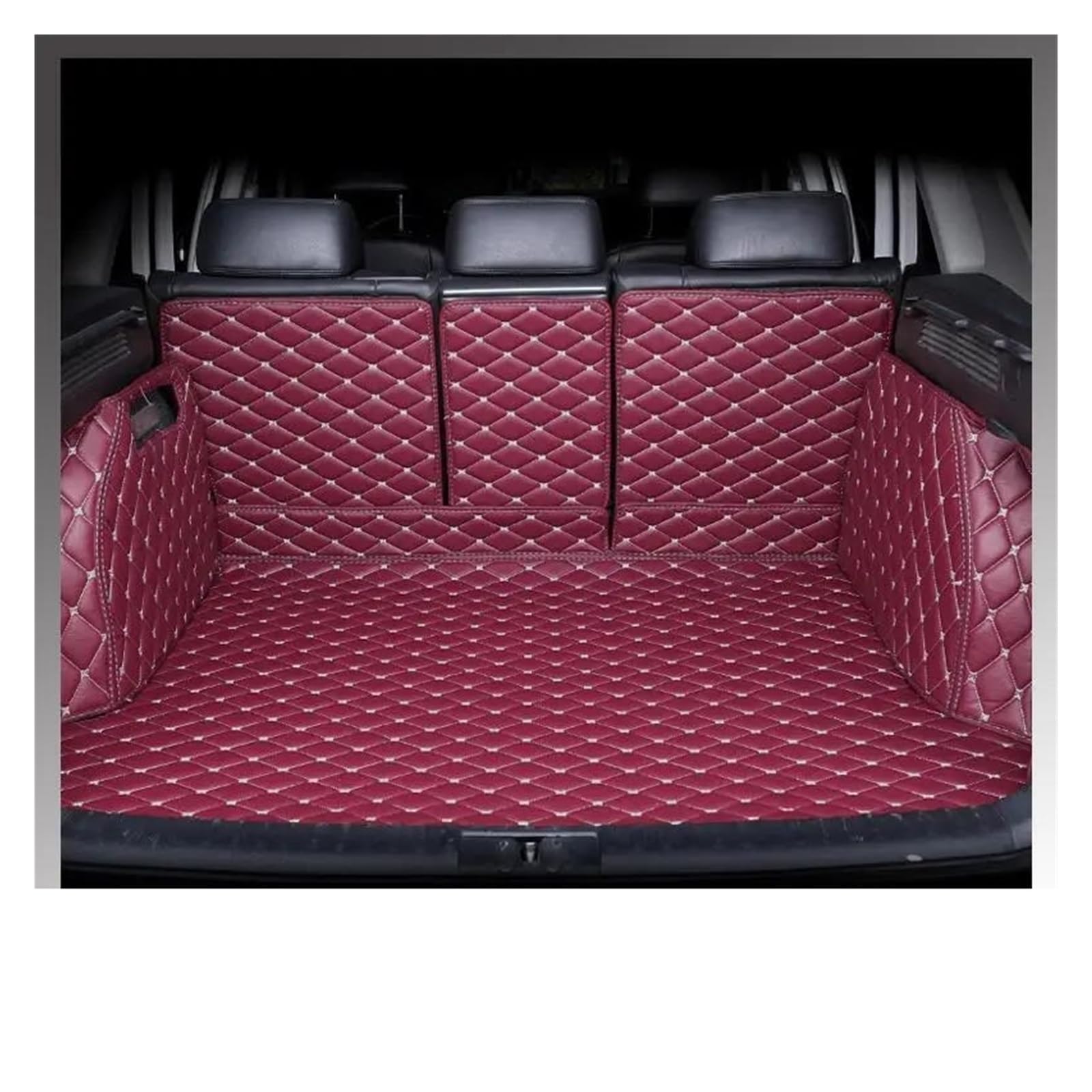 Kofferraum Innenmatte Für M&azda CX5 Für CX-5 SUV 2012 Kofferraum Matte Cargo-Liner Innen Abdeckung Zubehör Kofferraum Wanne(Wine red) von KVKQMLFEAW