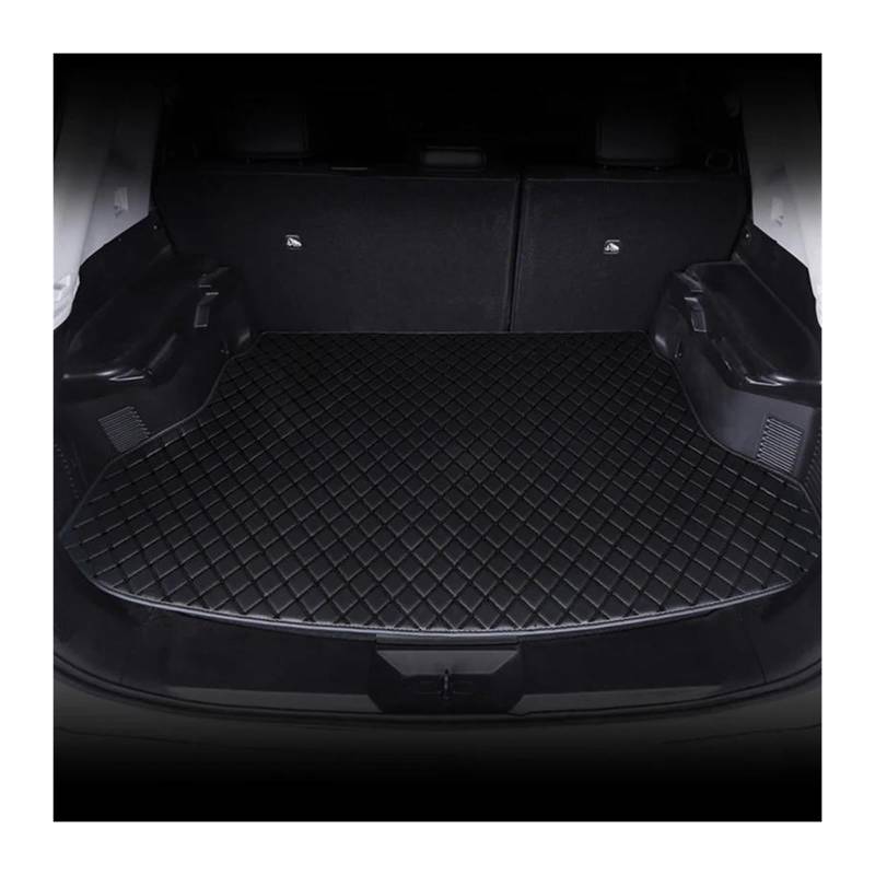 Kofferraum Innenmatte Für MG7 2023 Kofferraum Matte Hinten Trunk Cargo Schutz Matte Auto Künstliche Leder Innen Zubehör Kofferraum Wanne(Black) von KVKQMLFEAW