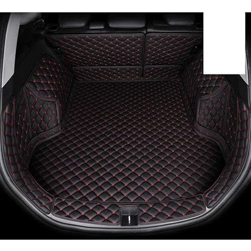 Kofferraum Innenmatte Für S&Koda Für O&ctavia Für A7 2015 2016 2017 2018 2019 2020 Auto Trunk Cargo Mat Fach Boden Karpfen Hinten Boot Liner Kofferraum Wanne(Black red,B) von KVKQMLFEAW