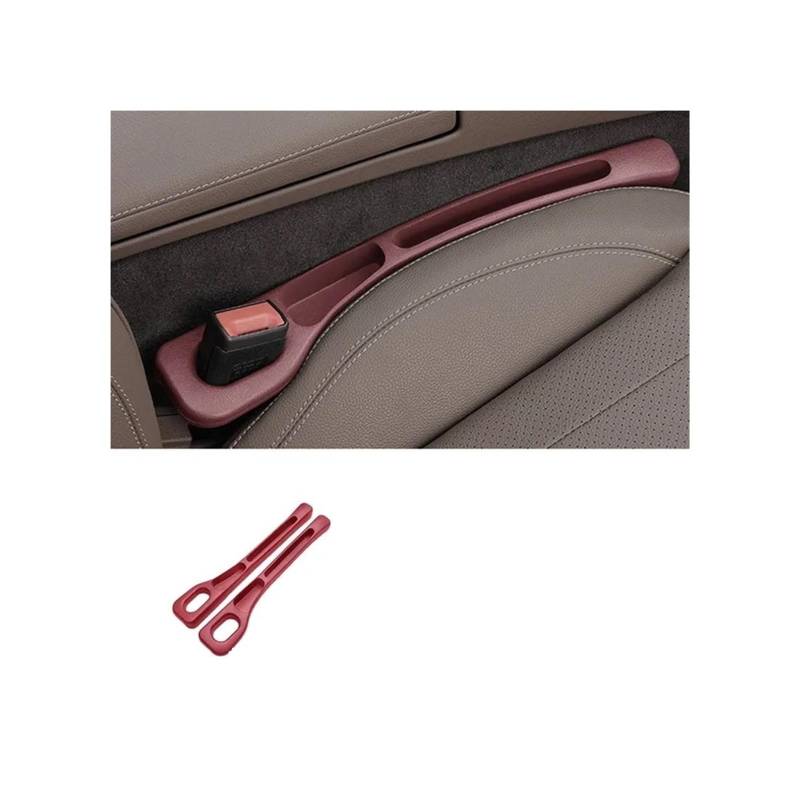 Mittelkonsole Interieur 2Pcs Für F&iat 500 500C 500X 500L Für A&Barth 695 Auto Sitz Lücke Füllstoff Zwischen Sitze Auto Zubehör Lenkrad Rahmen Dekorative(Red) von KVKQMLFEAW