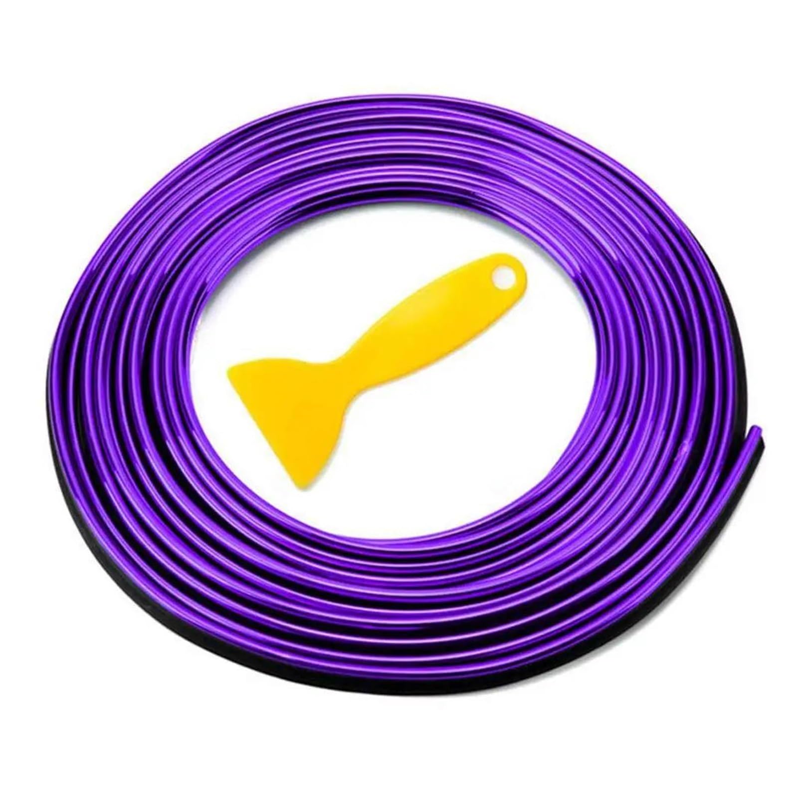 Mittelkonsole Interieur 3/5/10M Universal Auto Styling Dashboard Aufkleber DIY Flexible Innen Moulding Trim Streifen Dekoration Streifen Zubehör Lenkrad Rahmen Dekorative(Purple,3M) von KVKQMLFEAW