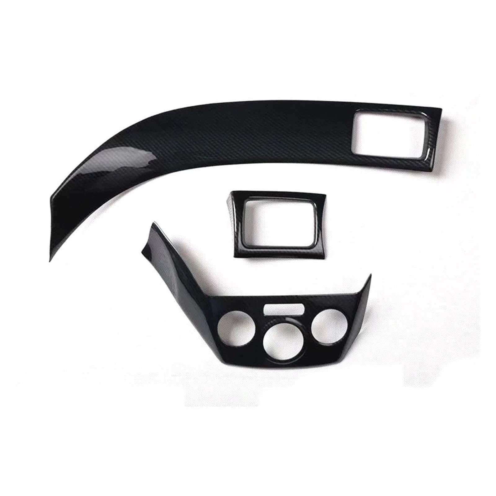 Mittelkonsole Interieur Auto Fenster Tür Getriebe Shift Panel Abdeckung Innen Trim LHD ABS Carbon Faser Für S&ubaru Für F&orester 2008 2011 2012 2010 2009 Lenkrad Rahmen Dekorative(Dahboard 2) von KVKQMLFEAW