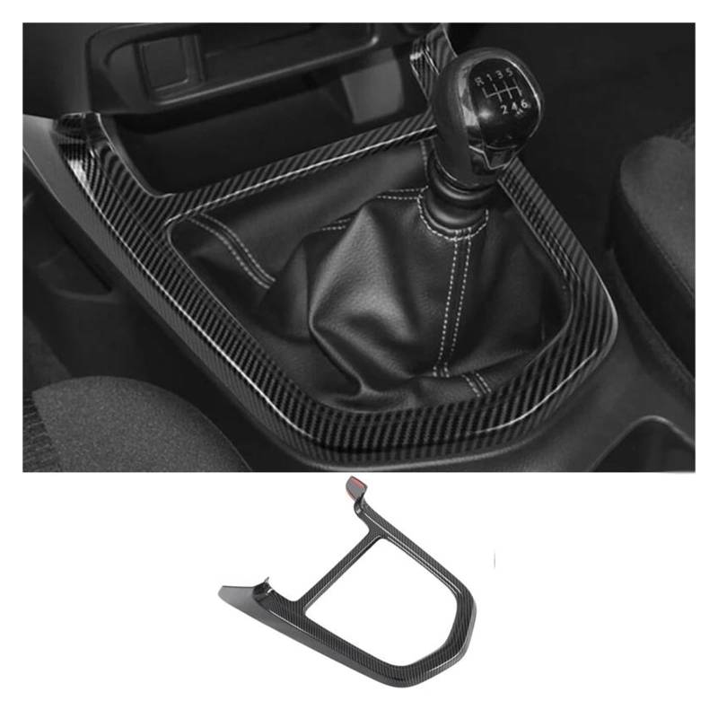 Mittelkonsole Interieur Auto Schaltknauf Rahmen Panel Abdeckung Trim Aufkleber Carbon Faser Zubehör Für N&avara Für ST NP300 2018 2019 2017 Lenkrad Rahmen Dekorative(Gear Box Cover) von KVKQMLFEAW