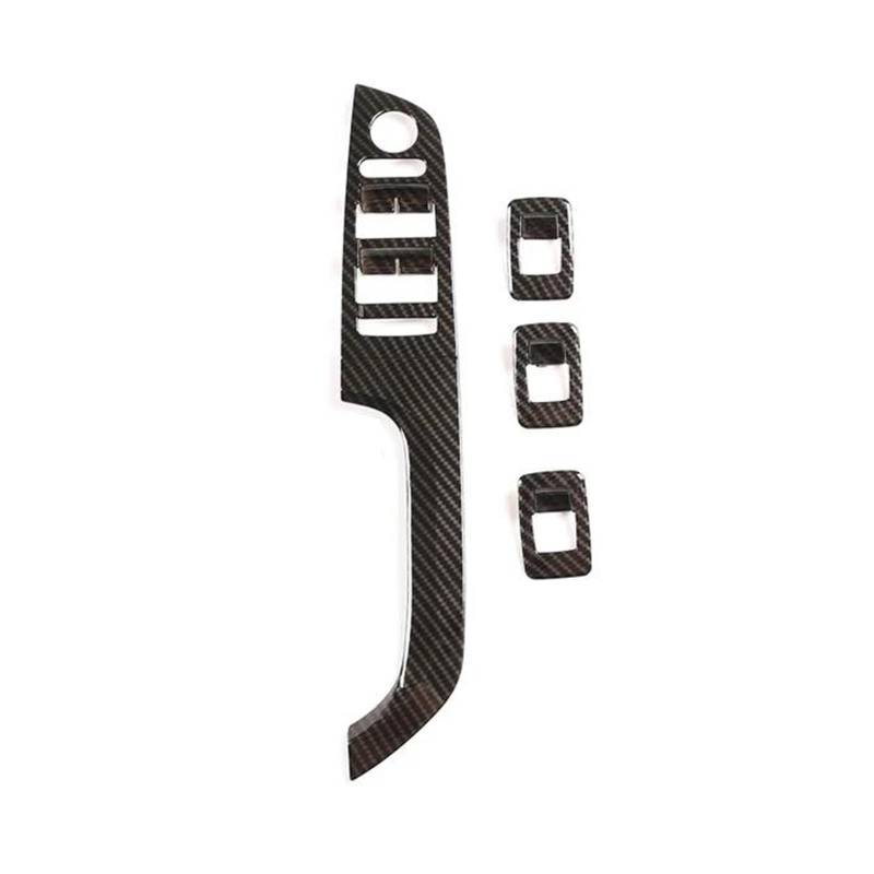 Mittelkonsole Interieur Für 3 Serie E90 E92 2005 2006 2007 2008 2009 2010 2011 2012 Auto Schalter Rahmen Fenster Glas Lift-Taste Trim Aufkleber Innen ABS Lenkrad Rahmen Dekorative(Model B-ABS Carbon) von KVKQMLFEAW