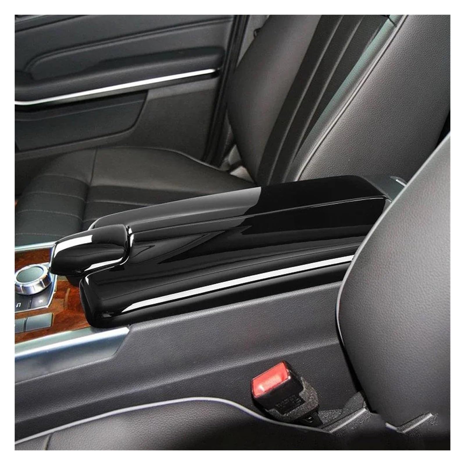 Mittelkonsole Interieur Für E Für C&LS Klasse W212 W218 E200 E260 E300 CLS260 2012 2013 2014 2015 2016 2017 Auto Lagerung Box Panel Zentrale Steuerung Armlehne Trim LHD Lenkrad Rahmen Dekorative(Black von KVKQMLFEAW