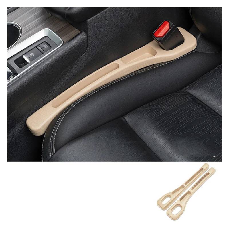 Mittelkonsole Trim 2X Für Corolla Für C&h-r Für Rav4 Für Y&aris Für Camry Für Prado Autositze Fugensitz Lückenfüller Zwischen Innen Zubehör Mittelkonsole Frame(Beige) von KVKQMLFEAW