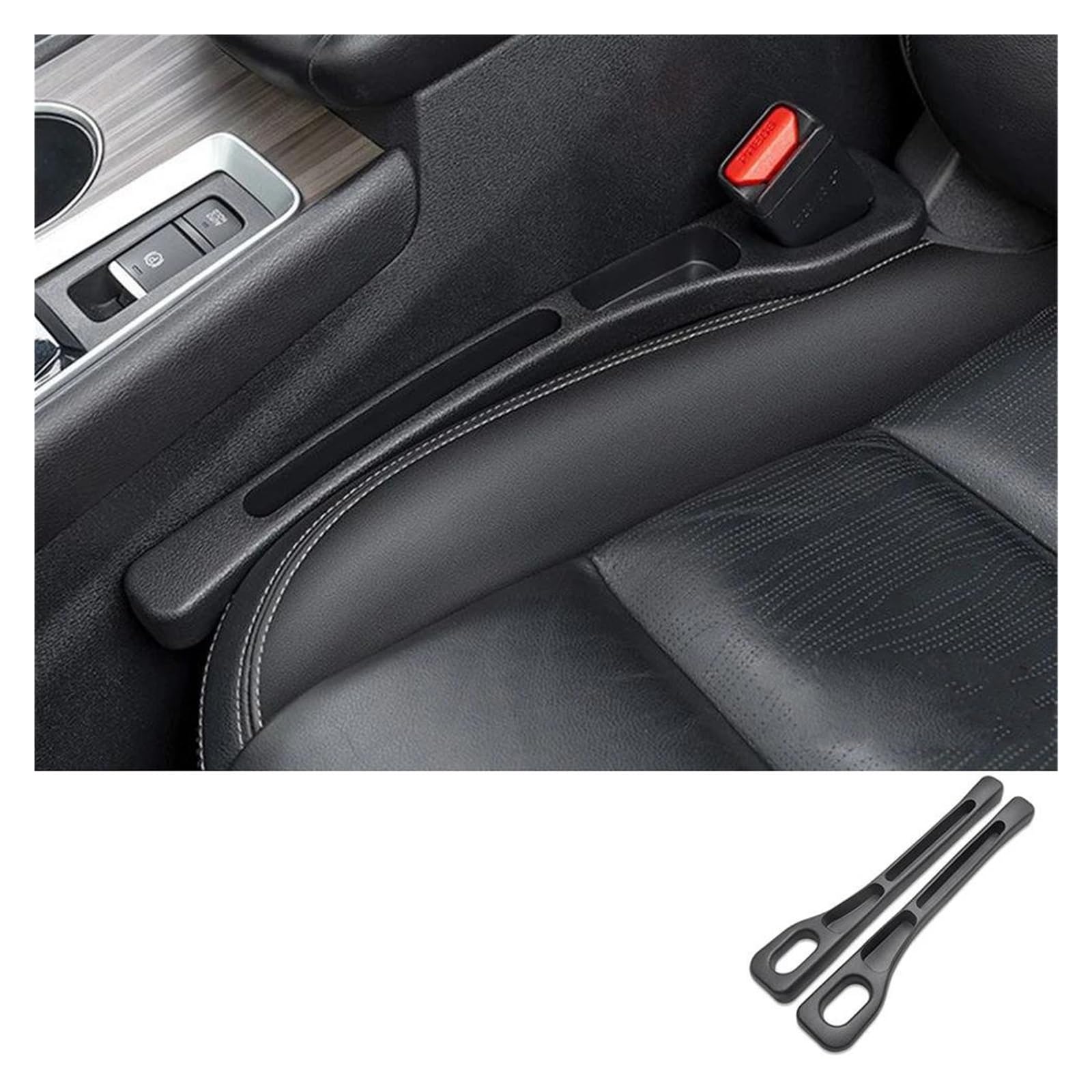 Mittelkonsole Trim 2X Für Corolla Für C&h-r Für Rav4 Für Y&aris Für Camry Für Prado Autositze Fugensitz Lückenfüller Zwischen Innen Zubehör Mittelkonsole Frame(Black) von KVKQMLFEAW