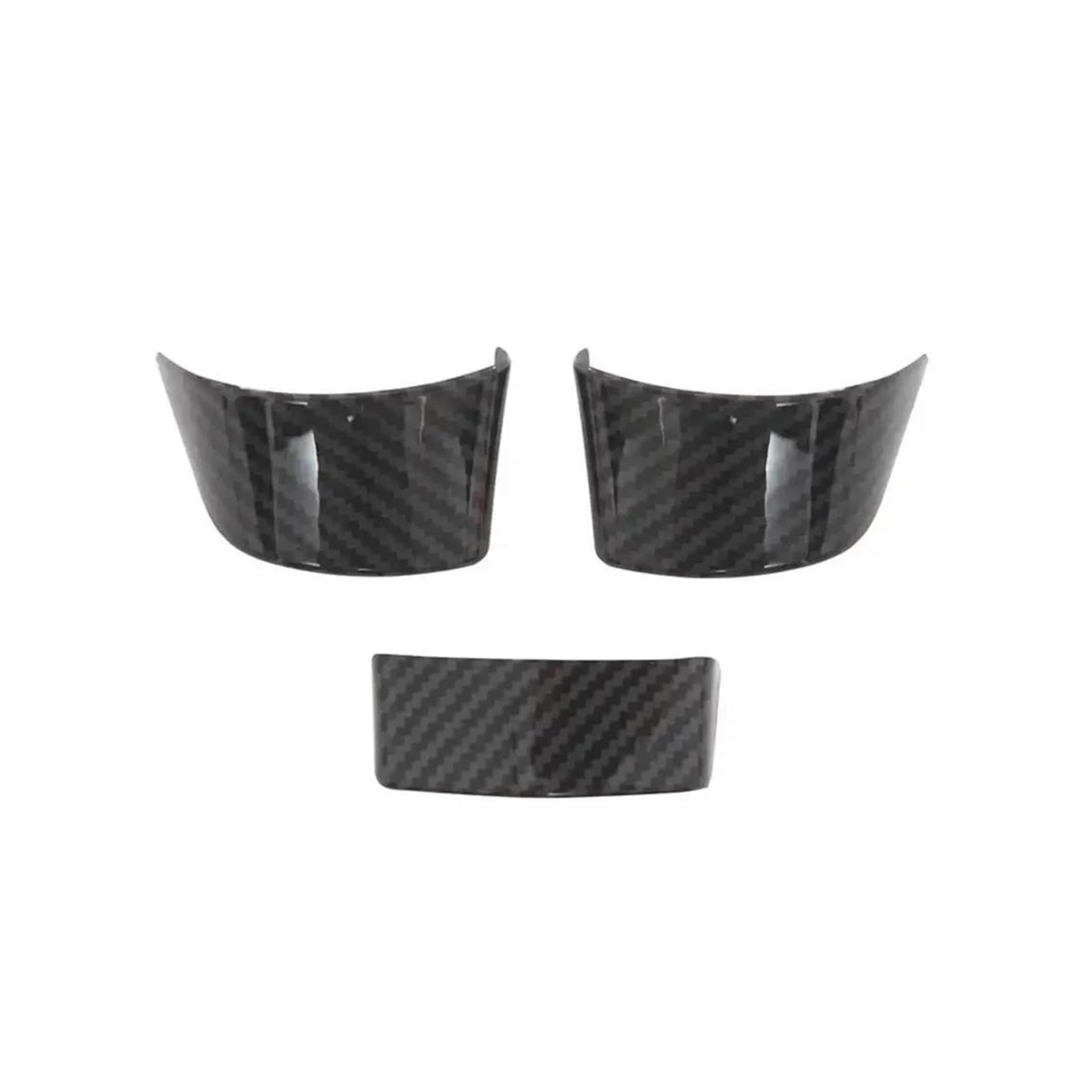 Mittelkonsole Trim Für Golf 5 MK5 Für Passat B6 Für Jetta Für Tiguan 2007 2008 2009 2010 2011 Auto Lenkrad Dekorative Patch Abdeckung Aufkleber ABS Mittelkonsole Frame(3Pcs Carbon Fiber) von KVKQMLFEAW