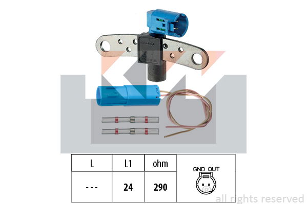 Impulsgeber, Kurbelwelle KW 453 543K von KW