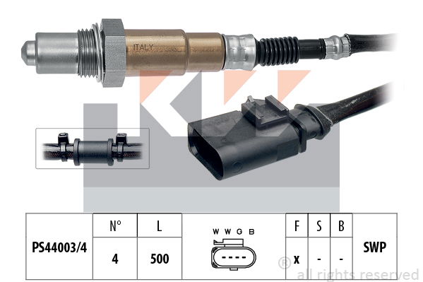 Lambdasonde KW 498 072 von KW