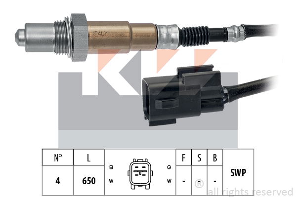 Lambdasonde KW 498 185 von KW