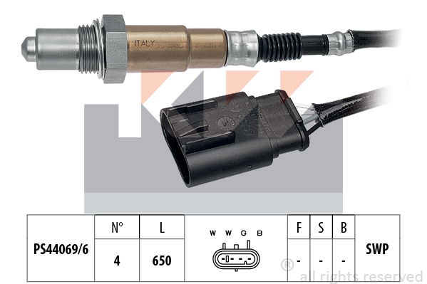 Lambdasonde KW 498 207 von KW