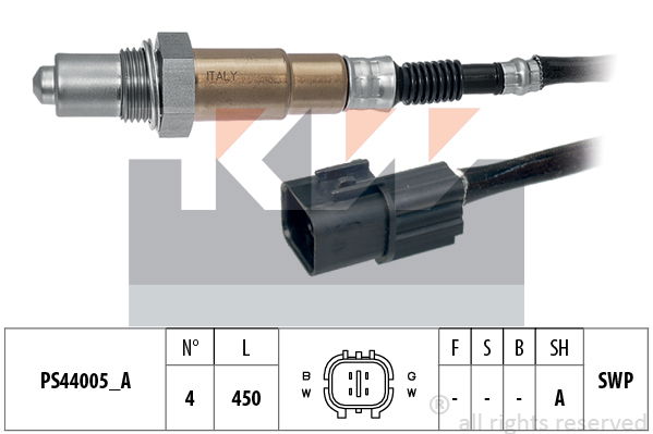 Lambdasonde KW 498 256 von KW