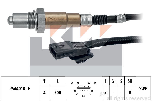 Lambdasonde KW 498 306 von KW