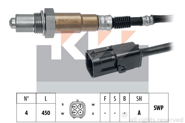 Lambdasonde vor Katalysator KW 498 357 von KW