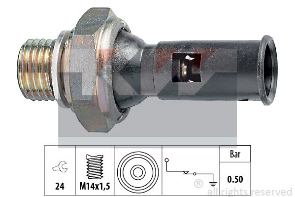 Öldruckschalter KW 500 056 von KW