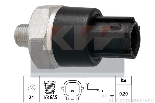 Öldruckschalter KW 500 166 von KW