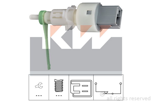 Schalter, Kupplungsbetätigung (GRA) KW 510 159 von KW