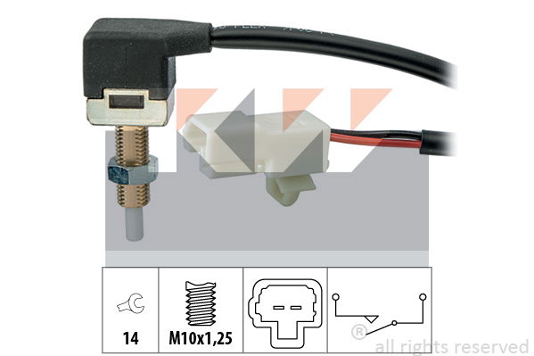 Schalter, Kupplungsbetätigung (GRA) KW 510 289 von KW