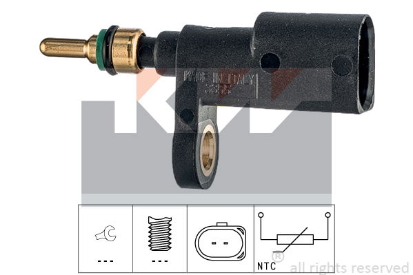 Sensor, Kühlmitteltemperatur KW 530 355 von KW