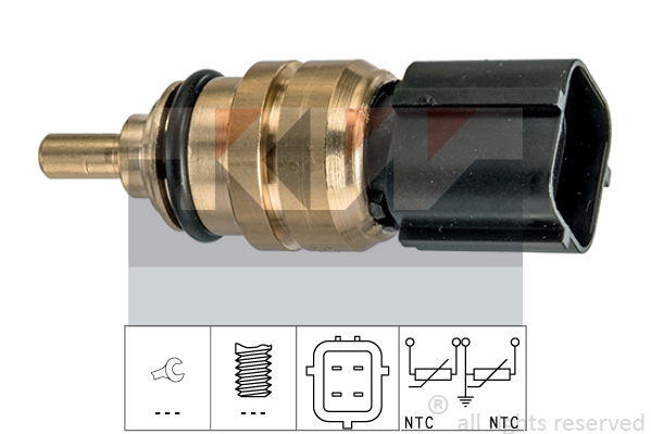 Sensor, Kühlmitteltemperatur KW 530 371 von KW