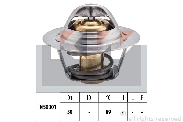 Thermostat, Kühlmittel KW 580 322S von KW