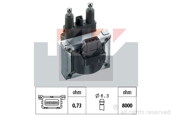 Zündspule KW 470 275 von KW