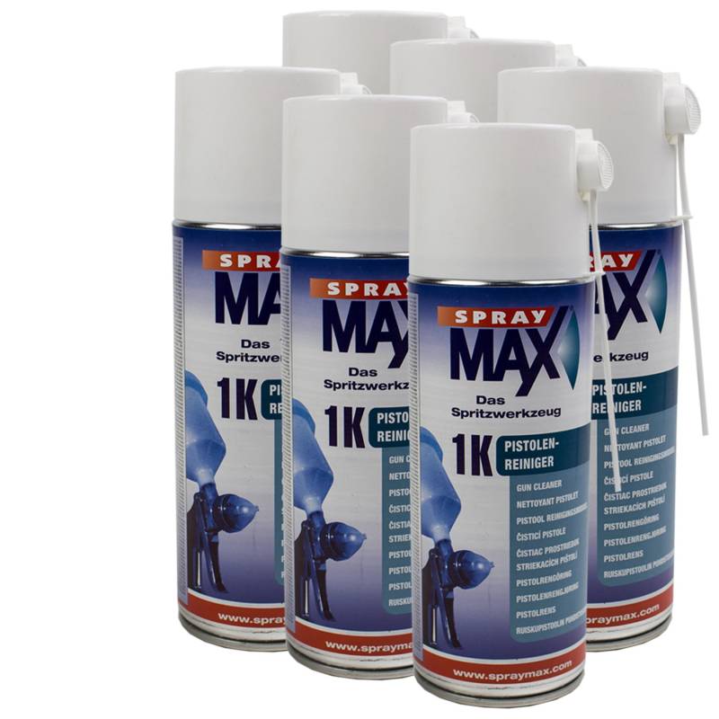 KWASNY 6X 680 095 SPRAYMAX Pistolen-Reiniger transparent Lackierpistole 400ml von KWASNY