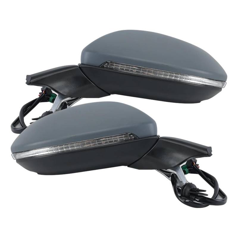 Außenspiegel Für Golf MK7 Für EU Version 2012-2016 2017 2018 2019 2020 Auto 9 Pin Seite Tür Spiegel Montage Mit Power Folding Elektrische Blinker Zubehör Einstellung Spiegel Assy(1 Pair L and R) von KWAYA