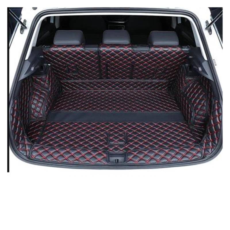 Cargo Teppich Schutzmatte Auto Custom Stamm Matten Fracht Langlebige Liner Boot Teppiche Volles Zubehör Für TROC Für T&-ROC 2021 2019 2020 Cargo Teppich(Black with red,2) von KWAYA