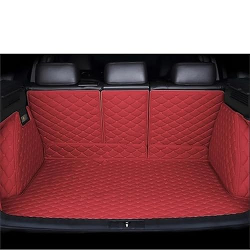 Cargo Teppich Schutzmatte Auto Vollständig Umgeben Kofferraum Matte Kofferraum Matte Hinten Fracht Tablett Für L&EXUS Für RX 270 330 350 2024 2023 5 Sitz Cargo Teppich(Racing Red,2) von KWAYA