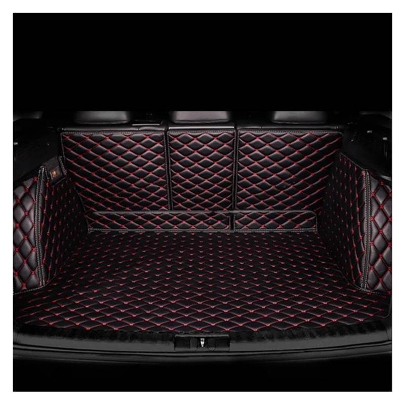 Cargo Teppich Schutzmatte Für C&RV Für CR-V Für MK4 2012 2013 2014 2015 2016 Kofferraum Matte Schmutz-beständig Stamm Matte Hinten Fracht Fach Matte Auto Zubehör Cargo Teppich(Black Red) von KWAYA