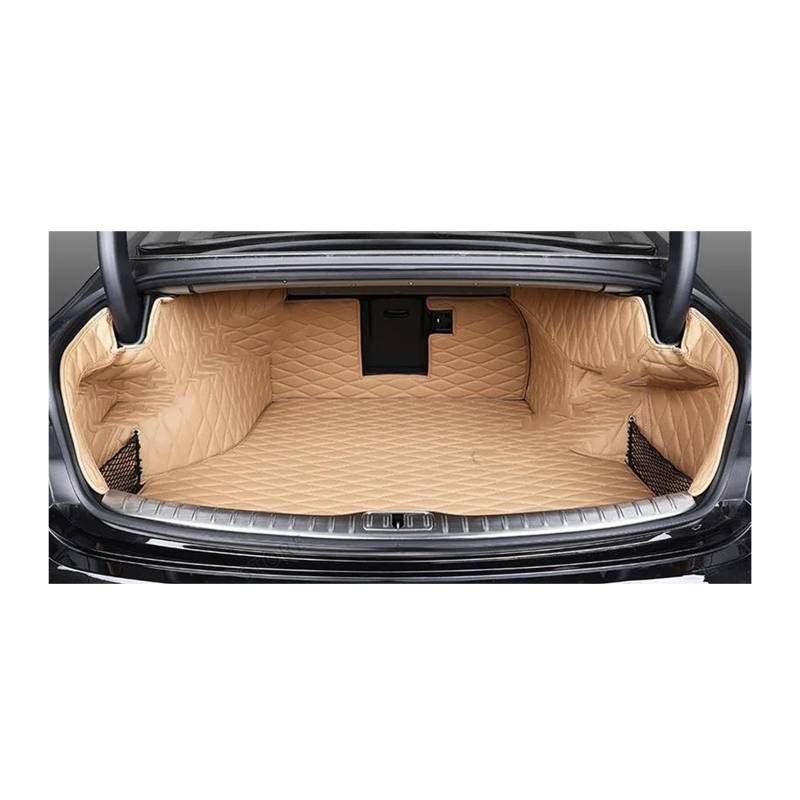 Cargo Teppich Schutzmatte Für H& Für G&enesis G80 Kofferraum Matte Voll Surround Schutz Pad Innen Modifikation Zubehör Cargo Teppich(Light Brown) von KWAYA