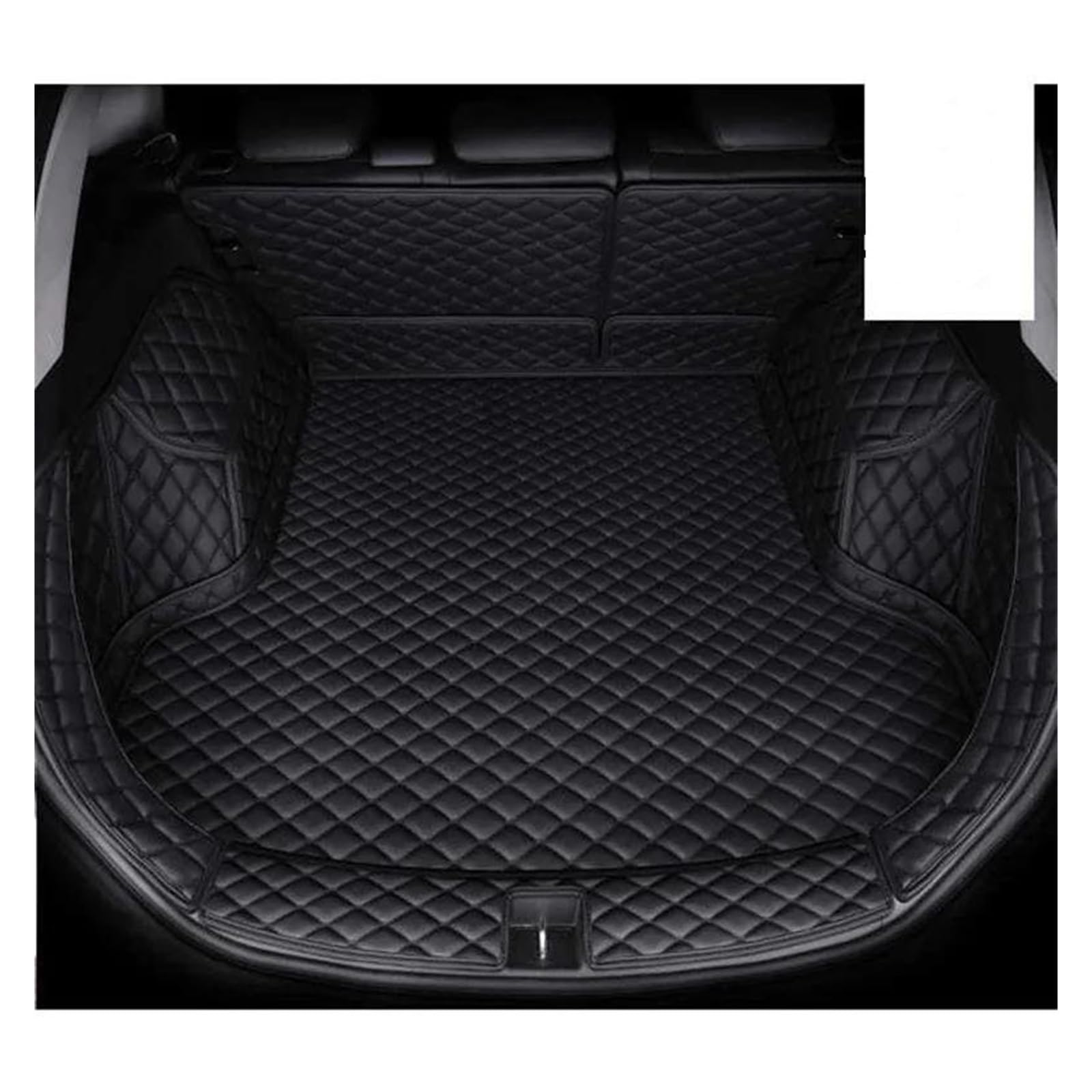 Cargo Teppich Schutzmatte Für H& Für Ix35 2010 2011 2012 2013 2014 2015 Kofferraum Matte Teppich Teppiche Cargo Liners Auto Interne Zubehör Cargo Teppich(All Black) von KWAYA